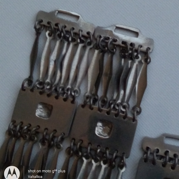 VINTAGE 3Pc Silver Convertible Necklace &/or Bracelet - Picture 7 of 8